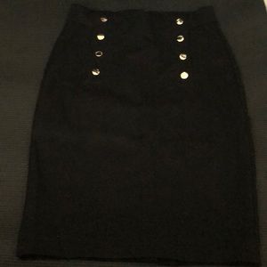 Ann Taylor black skirt 00P